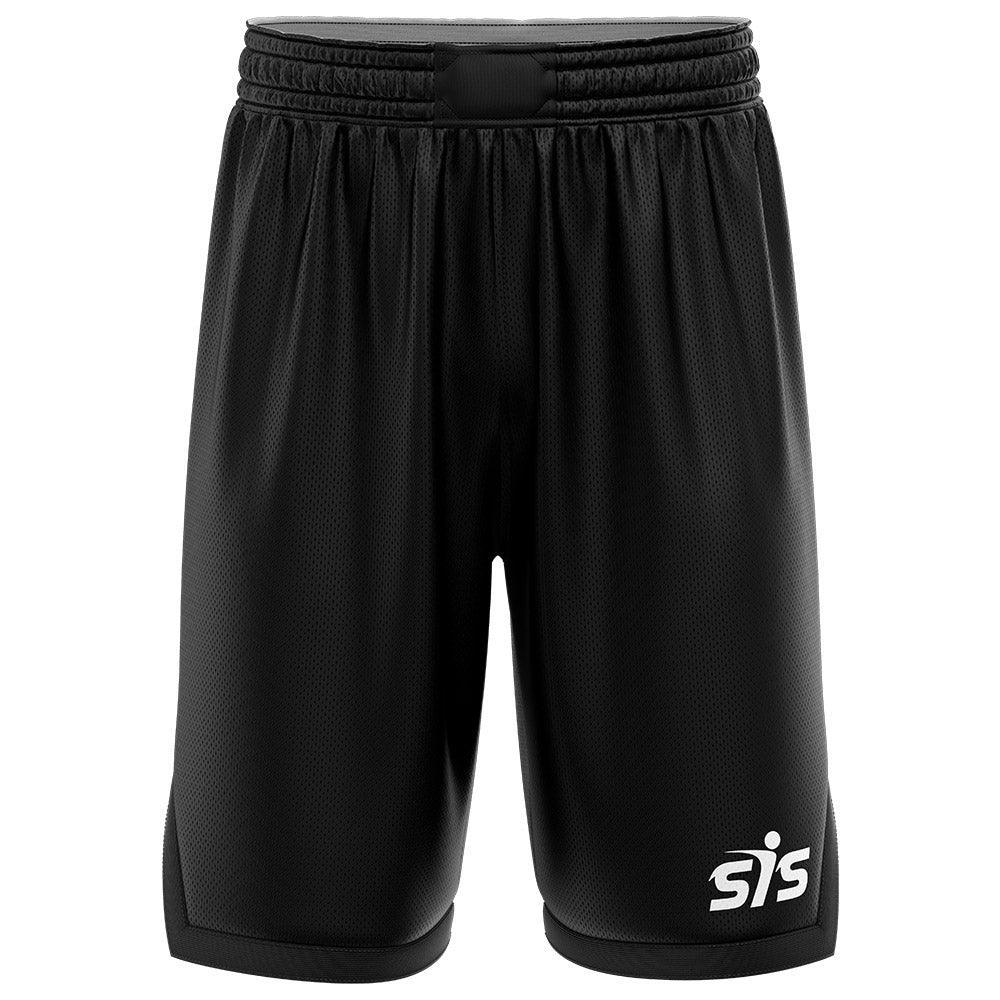 Conquer Vent Max Smash It Sports Shorts (Black/White) product image 1, provided for visual reference and product detail
