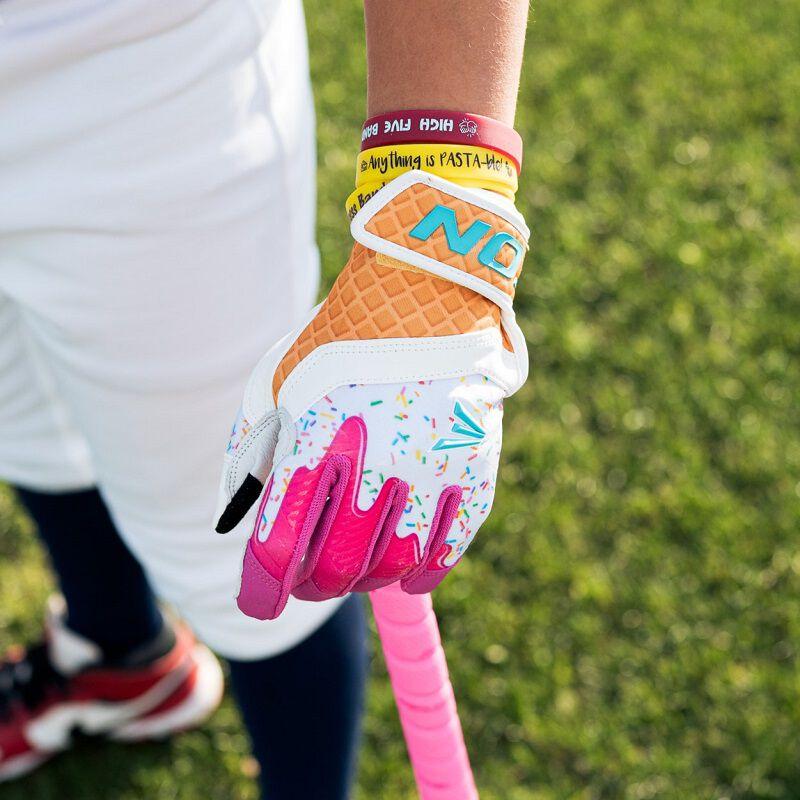 Easton Walk-Off Ethos Sugar Rush Baseball Batting Gloves product image 7, provided for visual reference and product detail