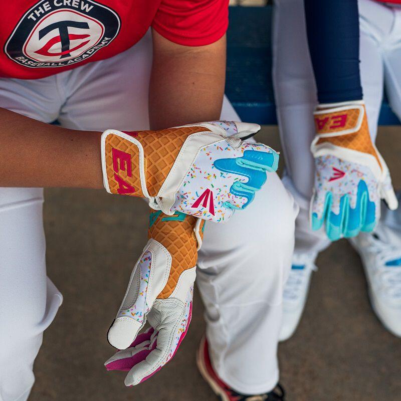 Easton Walk-Off Ethos Sugar Rush Baseball Batting Gloves product image 8, provided for visual reference and product detail