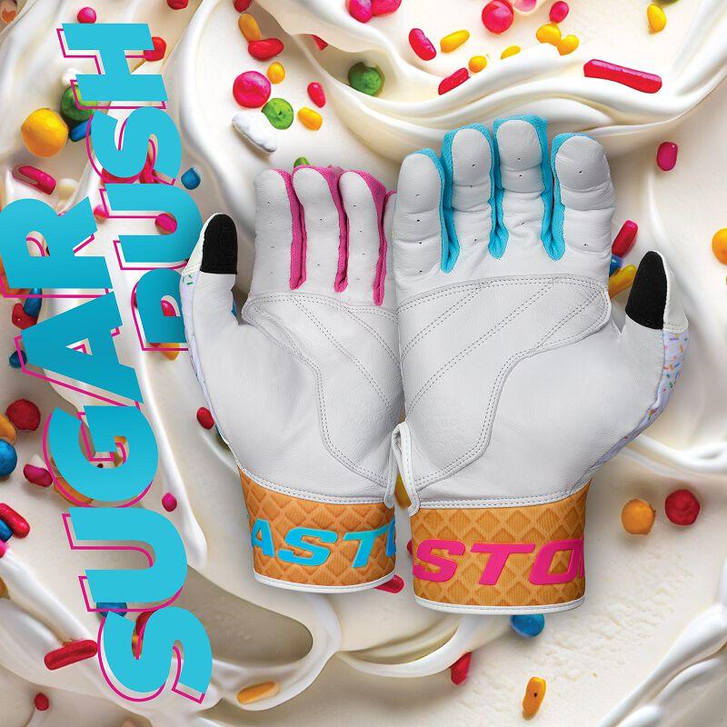 Easton Walk-Off Ethos Sugar Rush Baseball Batting Gloves product image 2, provided for visual reference and product detail