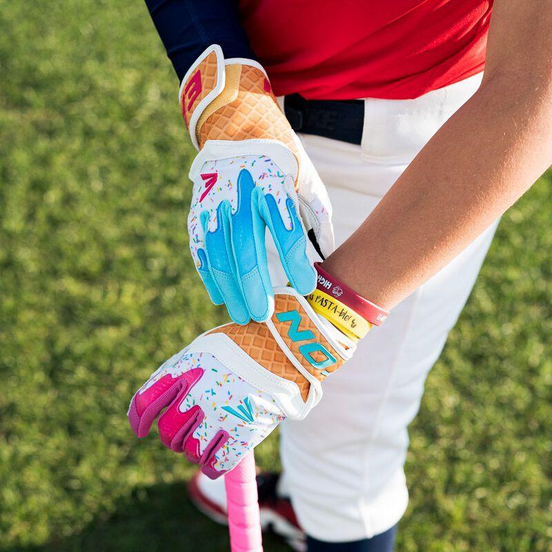 Easton Walk-Off Ethos Sugar Rush Baseball Batting Gloves product image 5, provided for visual reference and product detail