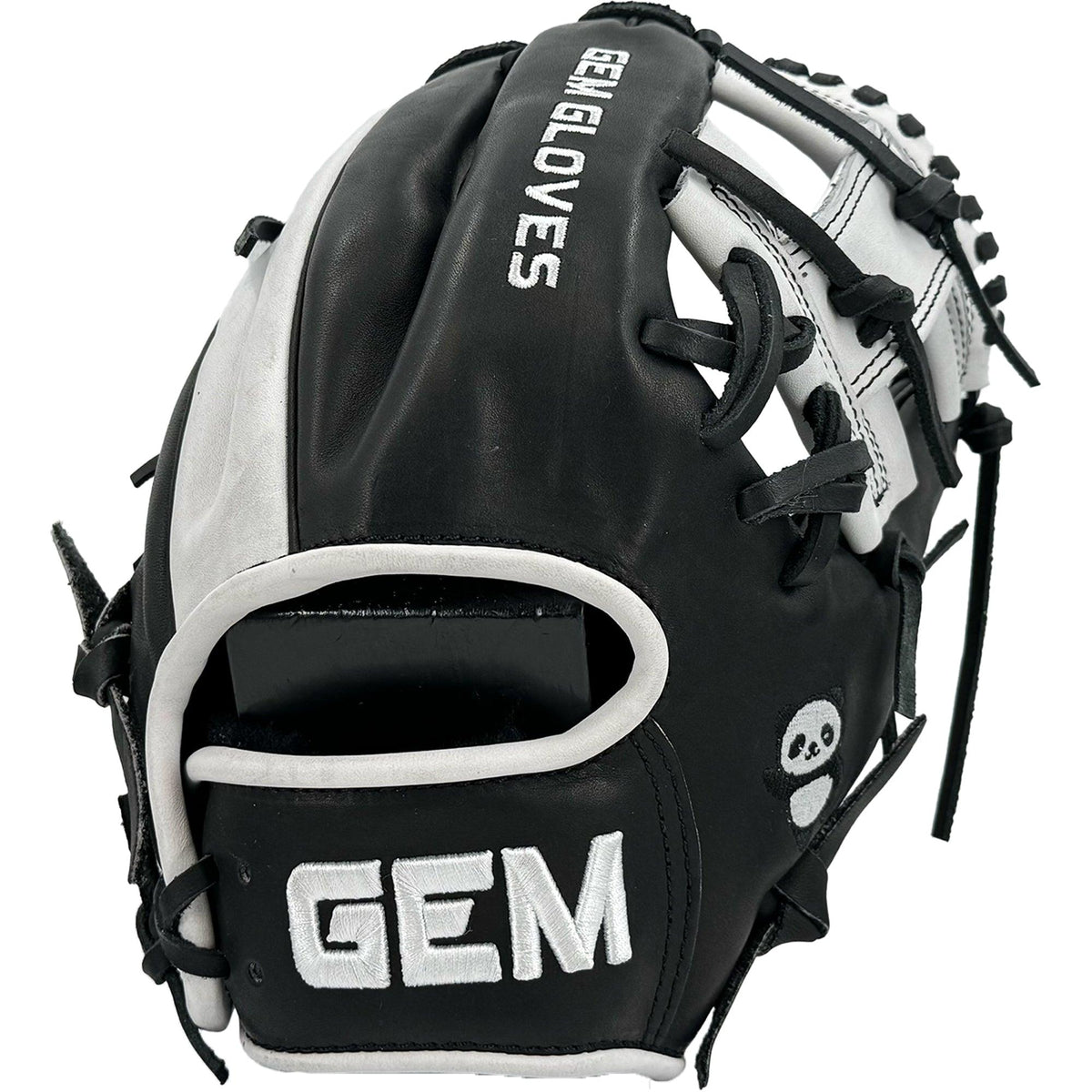 Gem Gloves Baseball Fielding Glove - GEM044 Panda product image 5, provided for visual reference and product detail review