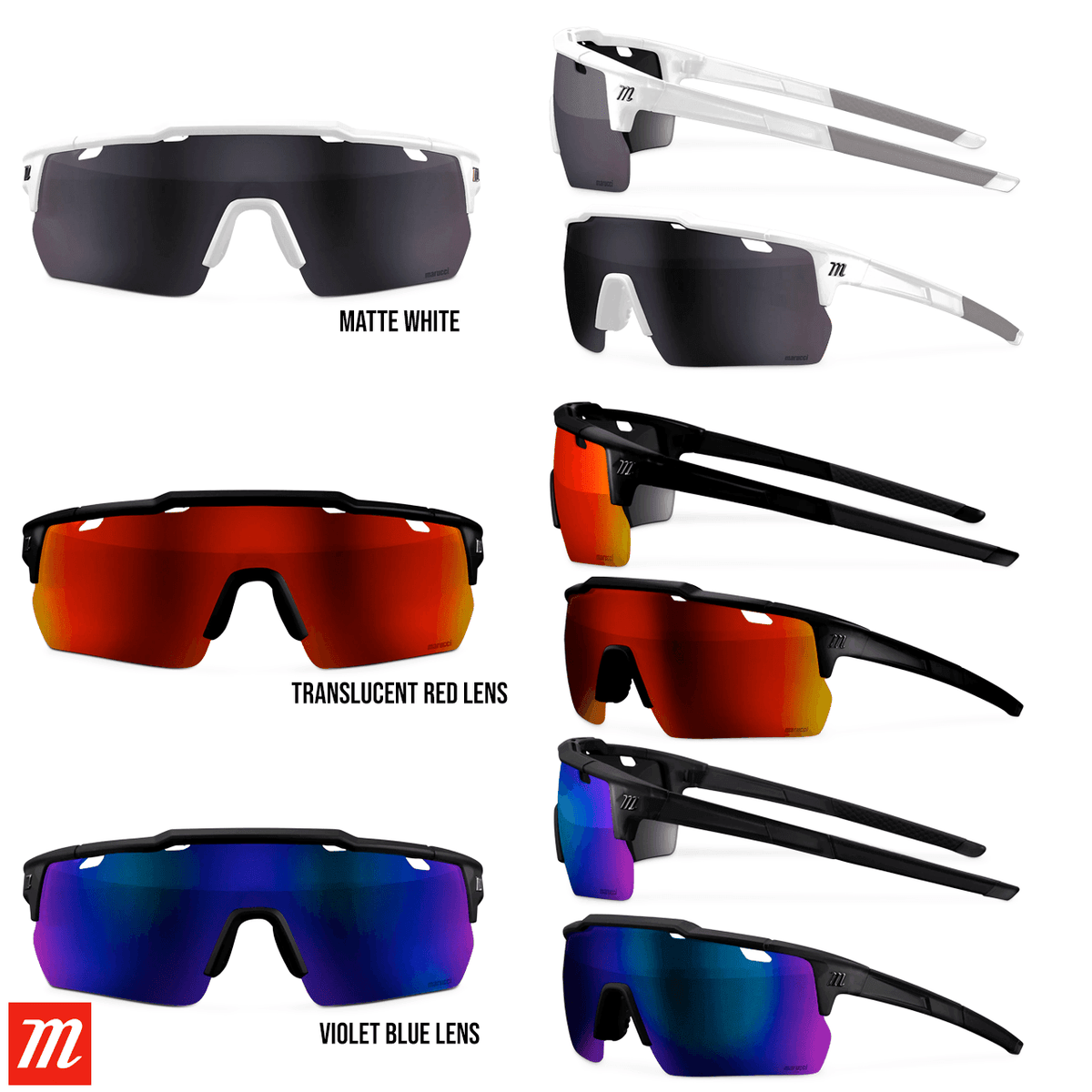 Marucci Shield Performance Sunglasses product image 1, provided for visual reference and product detail review
