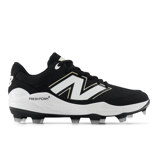 New Balance Men Fresh Foam 3000 v7 Molded Baseball Cleats - Black - PL3000K7 product image 1, provided for visual reference