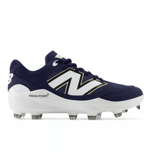 New Balance Men Fresh Foam 3000 v7 Molded Baseball Cleats - Navy - PL3000N7 product image 1, provided for visual reference