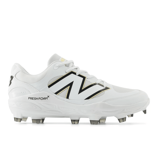 New Balance Men Fresh Foam 3000 v7 Molded Baseball Cleats - White - PL3000W7 product image 1, provided for visual reference