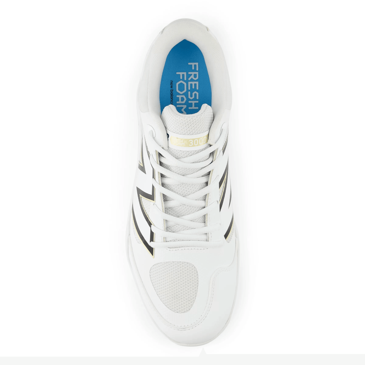 New Balance Men Fresh Foam 3000 v7 Molded Baseball Cleats - White - PL3000W7 product image 4, provided for visual reference