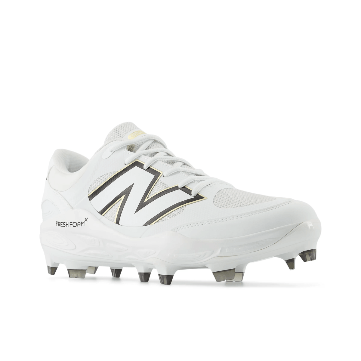 New Balance Men Fresh Foam 3000 v7 Molded Baseball Cleats - White - PL3000W7 product image 3, provided for visual reference