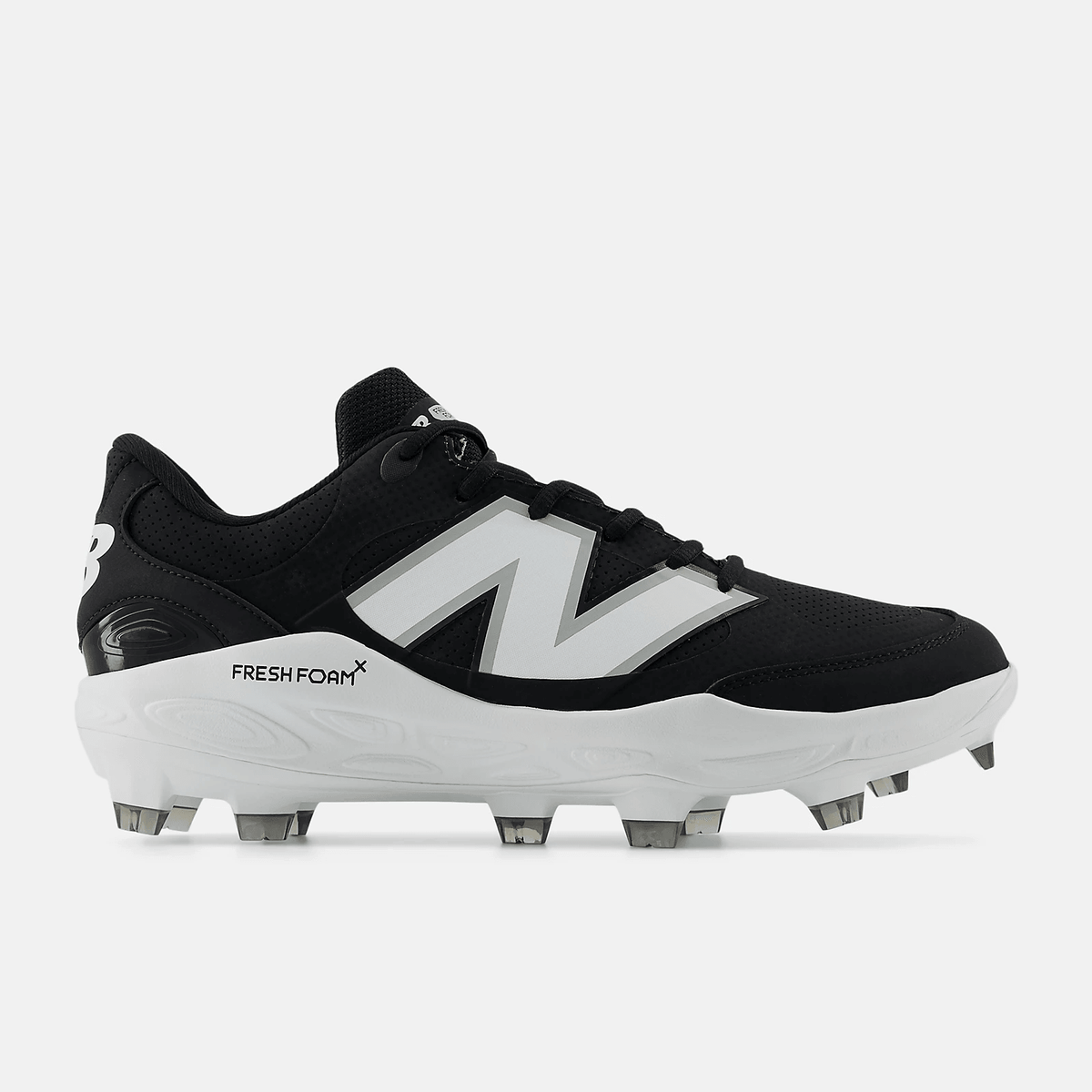New Balance Men Fresh Foam 3000 v7 Synthetic Molded Baseball Cleats - Black - PL3000S7 product image 1, provided for visual
