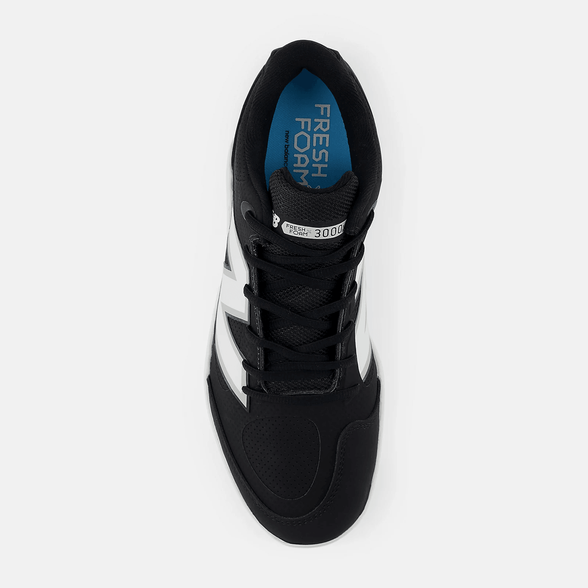 New Balance Men Fresh Foam 3000 v7 Synthetic Molded Baseball Cleats - Black - PL3000S7 product image 3, provided for visual
