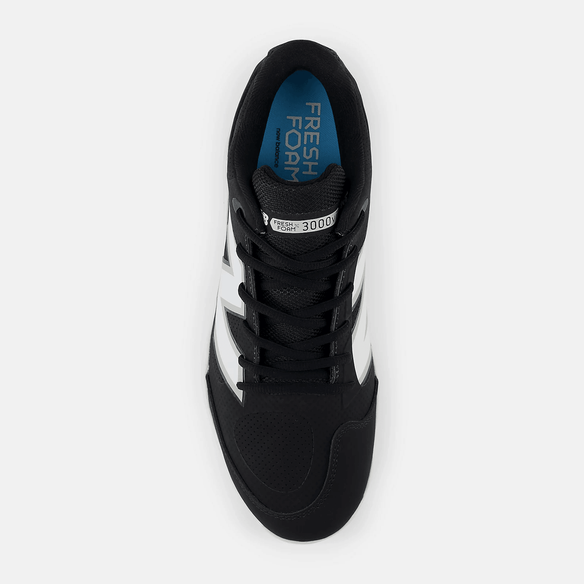 New Balance Men Fresh Foam X 3000 v7 Synthetic Metal Baseball Cleats - Black - L3000SK7 product image 4, provided for visual