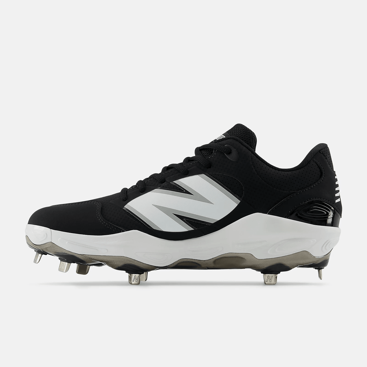 New Balance Men Fresh Foam X 3000 v7 Synthetic Metal Baseball Cleats - Black - L3000SK7 product image 3, provided for visual