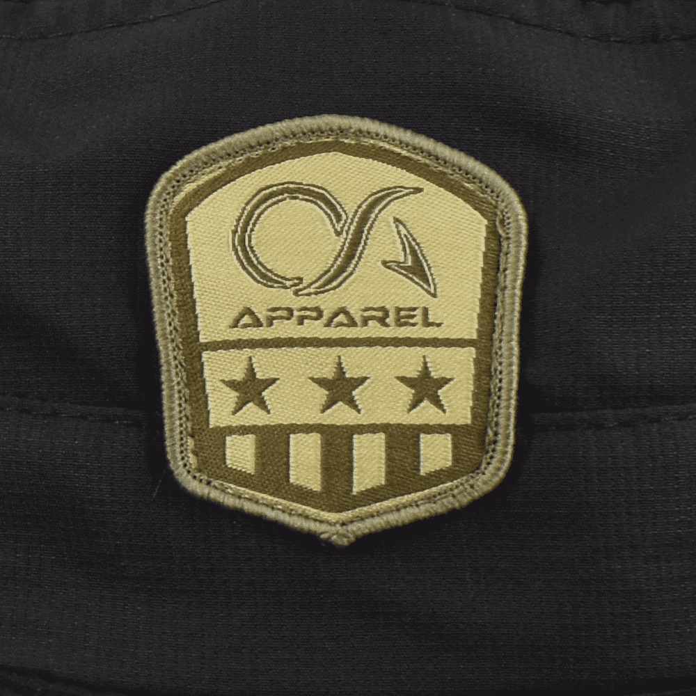 OA Apparel Bucket Hat Black with Army Patch product image 3, provided for visual reference and product detail review