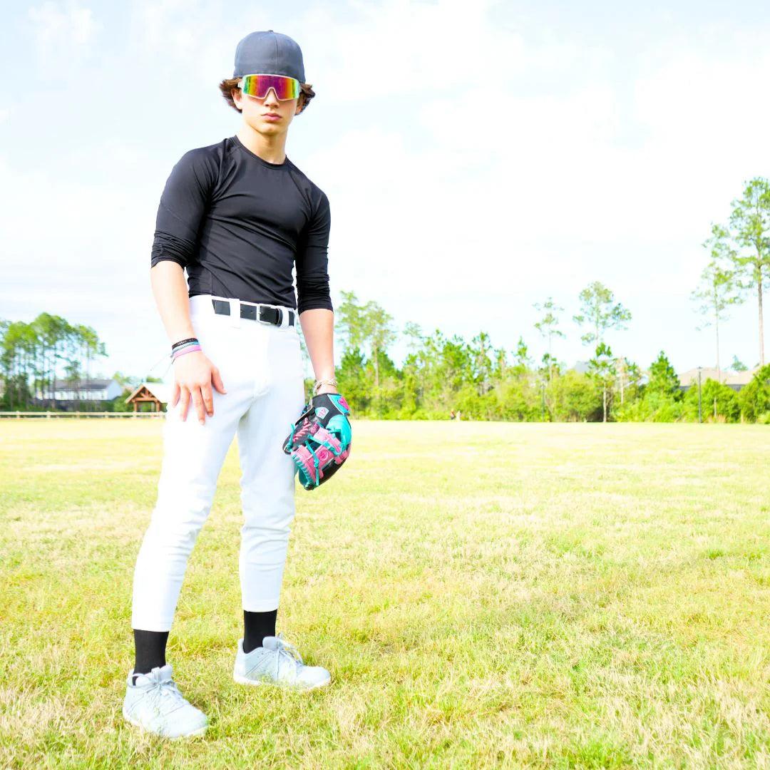 Original Dirty Mids - The Essentials Baseball Pants (White) product image 6, provided for visual reference and product
