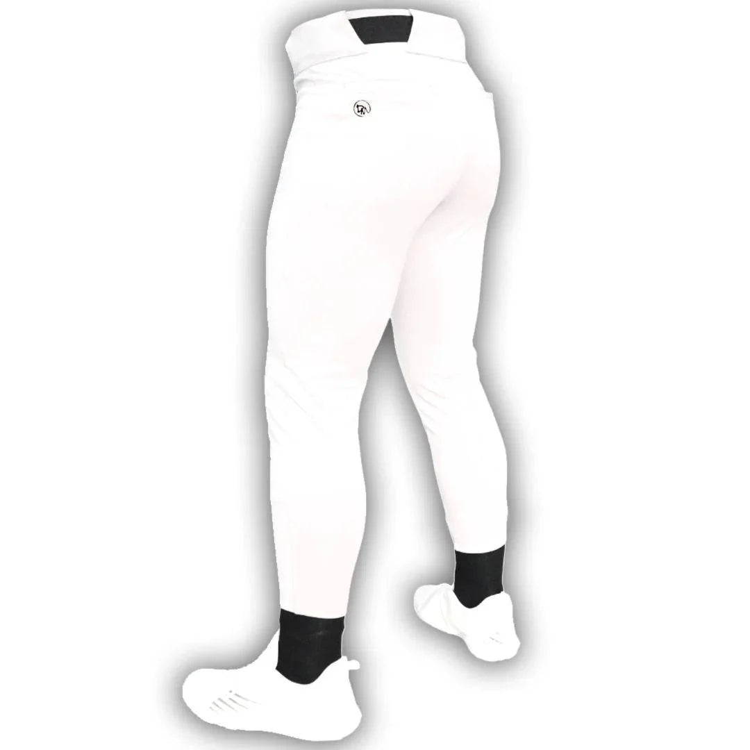 Original Dirty Mids - The Essentials Baseball Pants (White) product image 3, provided for visual reference and product