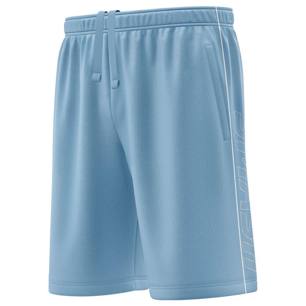 SIS Microfiber Shorts (Carolina/White) product image 1, provided for visual reference and product detail review