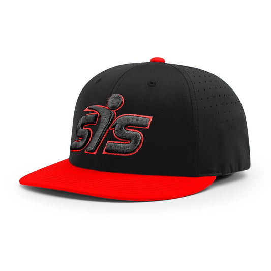 Smash It Sports PTS30 Hat - Black/Red product image 1, provided for visual reference and product detail review