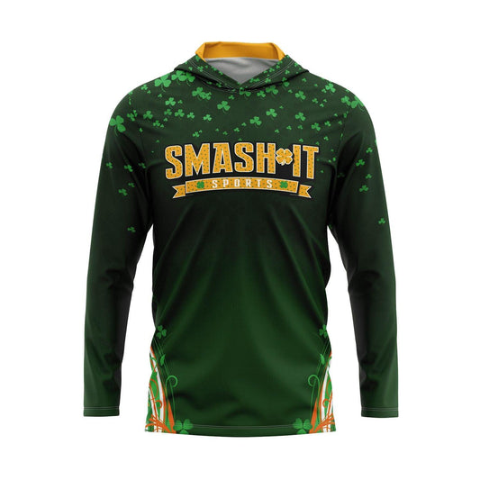 Smash It Sports St. Patricks Day Hooded Long Sleeve (Customized Buy-In) product image 1, provided for visual reference and